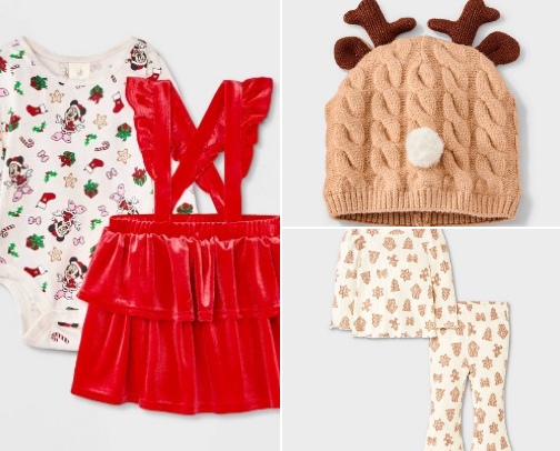 Baby’s First Christmas Outfits, Gifts & Keepsakes cover photo collage