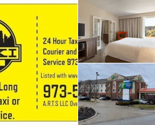 Best Hotels in Denville NJ + Reliable Airport Taxi & Car Rentals 2026 Guide cover photo collage