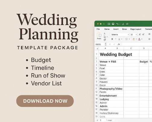 Wedding Admin Must Haves cover photo collage