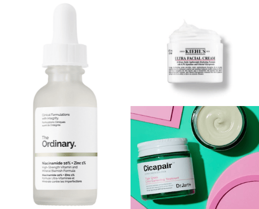 Care just for your soft facial skin! cover photo collage