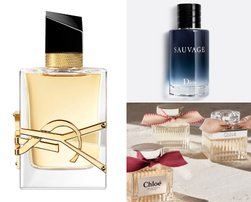 perfumes 🌹🪻🌸 cover photo collage