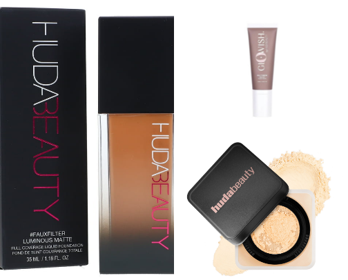 💄 Huda Beauty Must-Haves – From Glam to Everyday cover photo collage