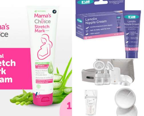 Must-Have Items for New Moms cover photo collage