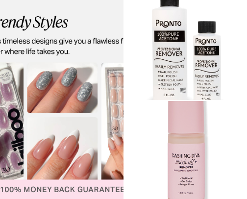 Manicure in Minutes - The BEST Press On Products cover photo collage