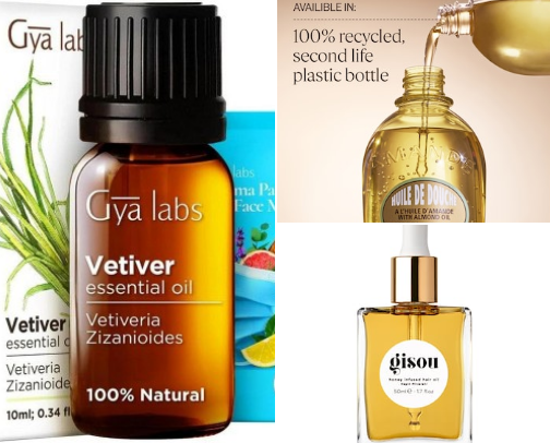 Essential Oil - Pure & Natural cover photo collage