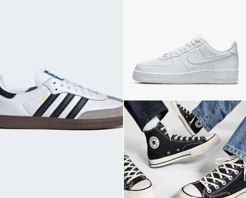It girl sneakers🪽 cover photo collage