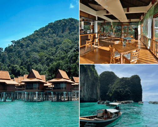The beautiful Island of Malaysia, Langkawi Island. cover photo collage