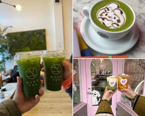 Seattle matcha lovers guide 🍵 cover photo collage