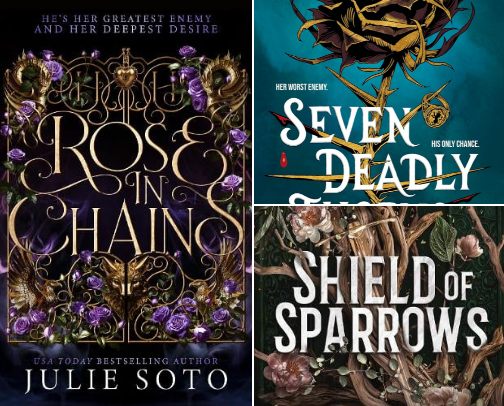 My 5☆ Romantasy Book Recs cover photo collage