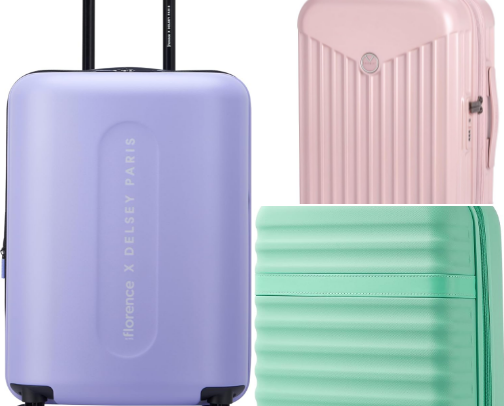 Pastels & Soft Life: Dreamy Hard-Shell Suitcases ✨ cover photo collage