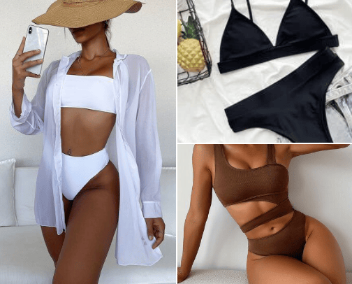 Beachwear/Bikini cover photo collage