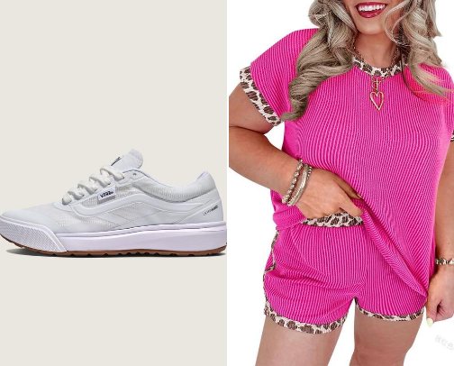 Clothes & Shoes you'll find me in as a mid-size mom cover photo collage