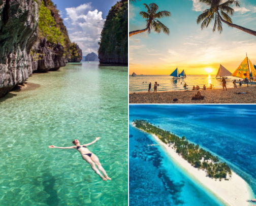 “This Is Why Everyone Falls in Love with the Philippines 🇵🇭” 7,641 islands. 🇵🇭🌴 cover photo collage