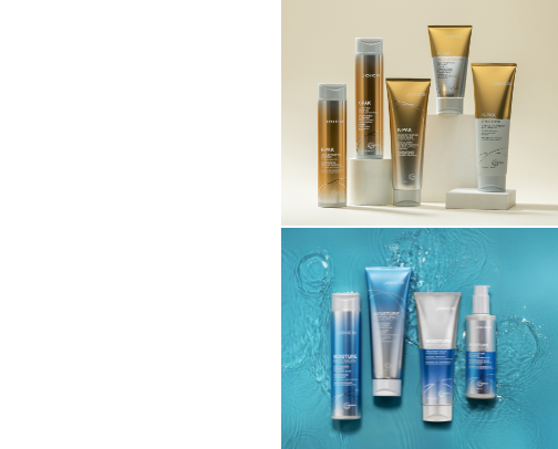 Hair products cover photo collage