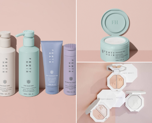 Say hello to your new beauty essentials! Fenty’s lip oils and glow-boosting skincare make your routine feel effortless and luxurious at the same time. Soft, radiant skin and hydrated, plump lips — all with products that are easy to use and deliver results. Treat yourself, because your glow-up deserves it! cover photo collage