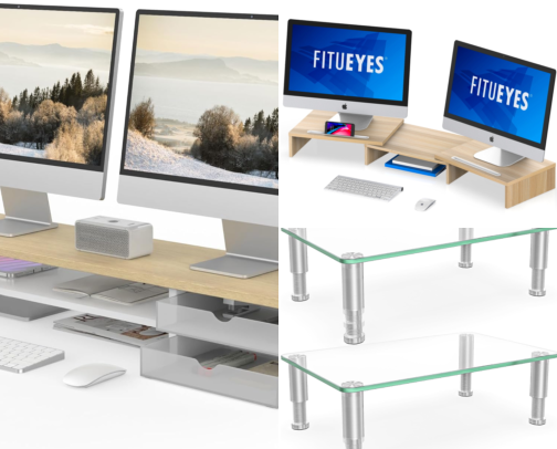 Best Desk Setup Essentials for Remote Workers: 15 Organizers, Monitor Stands and Lighting That Actually Work cover photo collage