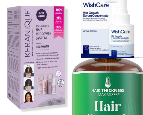 Hair Growth Products 2026 cover photo collage