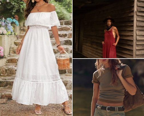 Clothing cover photo collage