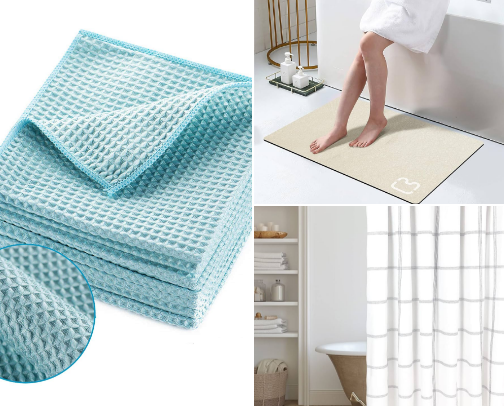 Elevated Oasis: Modern Bathroom Essentials & Decor cover photo collage