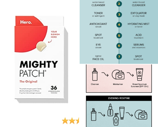 Beauty Products cover photo collage