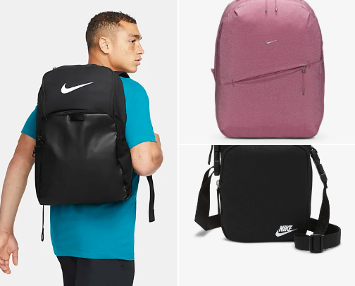 Nike bags cover photo collage
