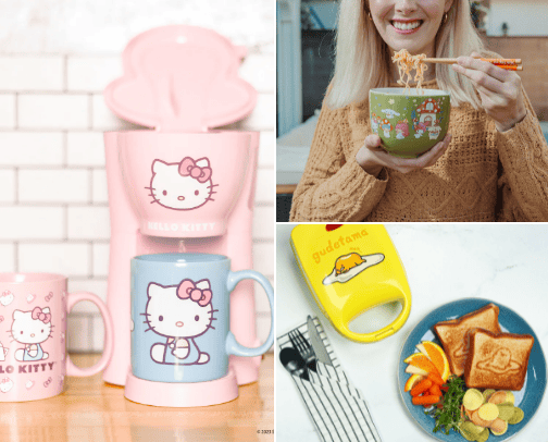 Sanrio inspired kitchen 💕 literally the cutest kitchen ever cover photo collage