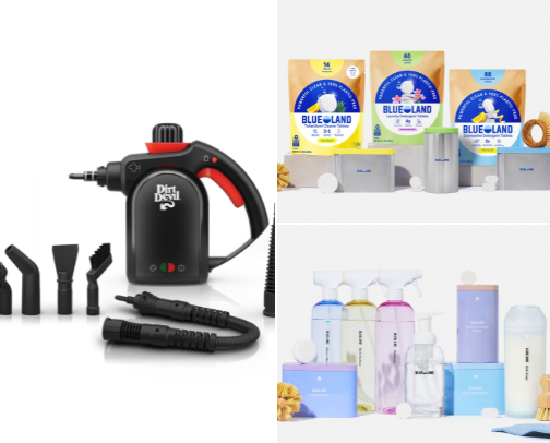 Good for the Environment Cleaning Items cover photo collage