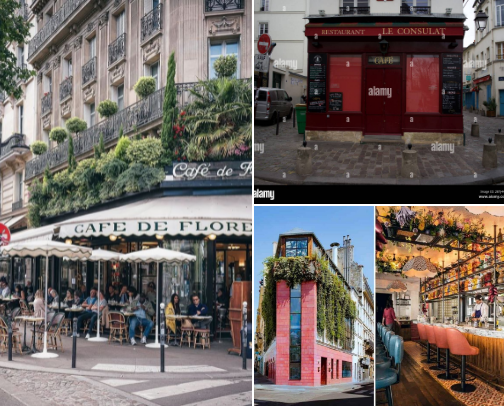Most Aesthetic Cafes in Paris to Visit ☕️🌸 cover photo collage
