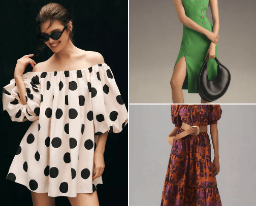 Dresses From Anthropologie cover photo collage