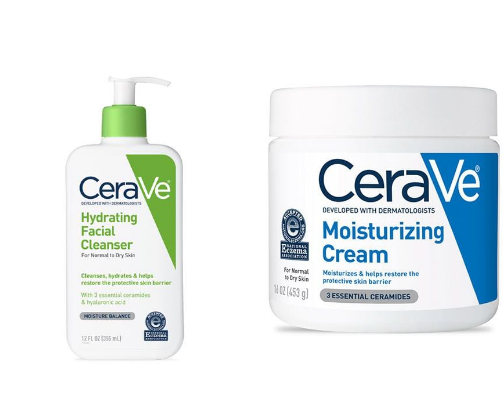 Skincare essentials🫧 cover photo collage