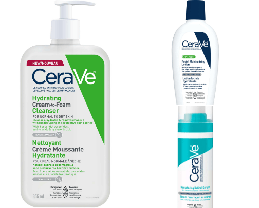 simple skincare cover photo collage