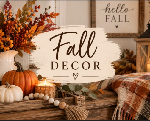Rustic Fall Finds 🍁 cover photo collage
