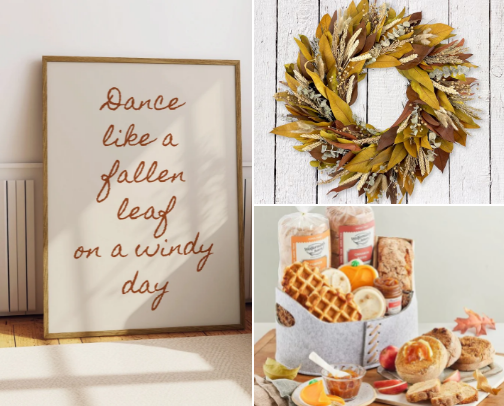 Fall Decor & Gift Guide cover photo collage