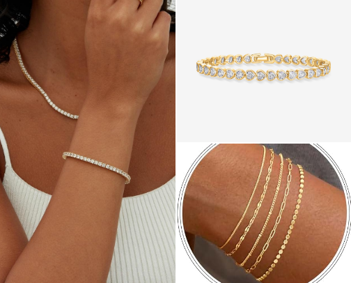 🎀 Best Bracelet Gifts for Her | Cute, Dainty & Meaningful Jewelry ✨ cover photo collage