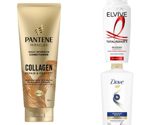 Hair Care for men and women cover photo collage