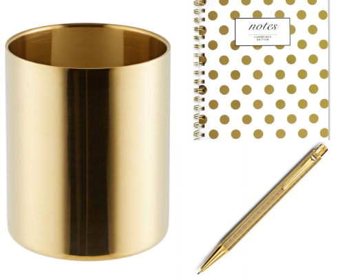 The Ultimate office GOLD supplies list for productivity!Here’s a refined list of must-have OFFICE desk essentials that balance productivity, comfort, and style. cover photo collage