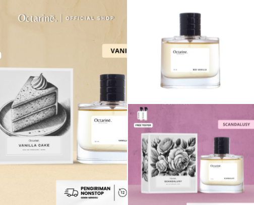 Octarine Parfum - Parfum Yang Membuat anda Tampil Lebih Elegan cover photo collage