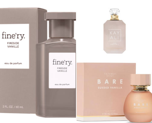 need new vanilla perfume recommendations?? cover photo collage