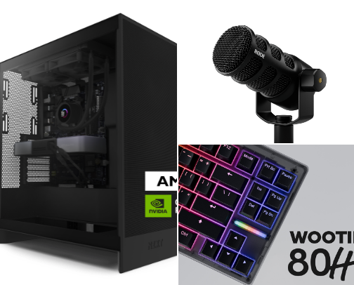 Perfect gaming set-up! cover photo collage