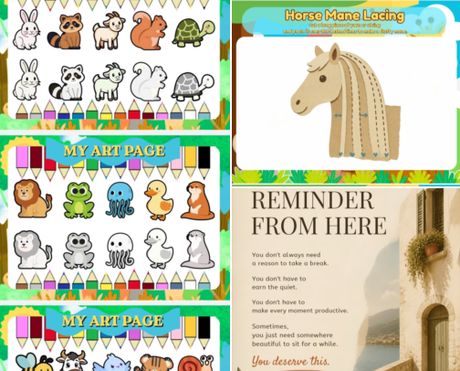 Printable mind cover photo collage