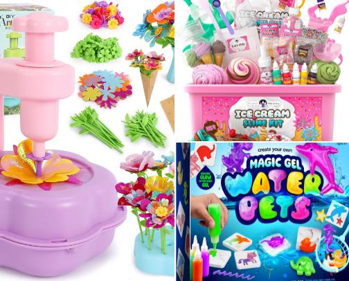 🎨 Arts & Crafts That Keep Kids Busy🧵 cover photo collage