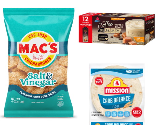 Grocery products cover photo collage