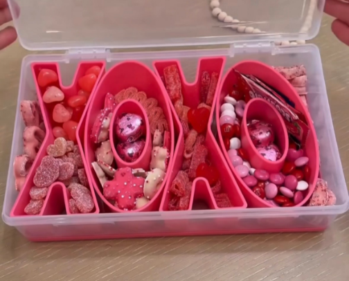 V-Day sweet treat gift box for the girly pop in your life 💝 cover photo collage