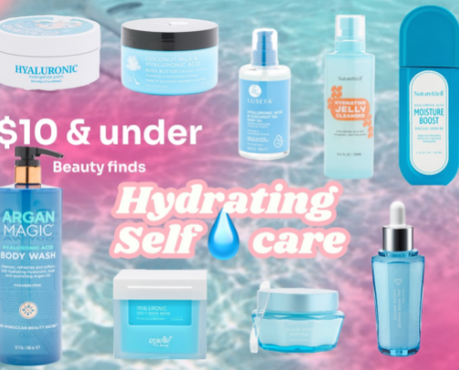 Hydrating self care starter kit cover photo collage