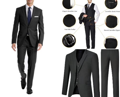 Sharp & Suave: Men’s Suit Picks for Every Occasion. cover photo collage