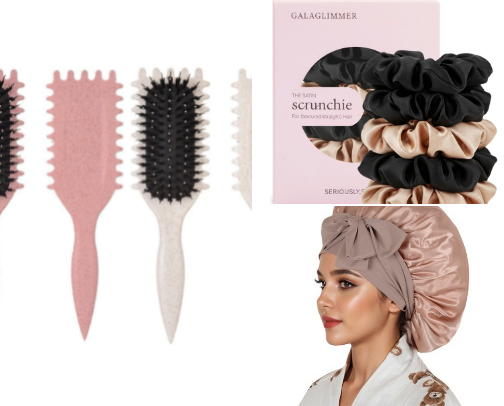 must haves if you're a curly head 👩‍🦱👨‍🦱🫶 cover photo collage