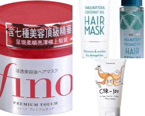 Hair care cover photo collage