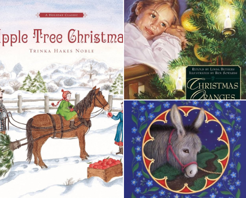 Wonderful Christmas Story Books for Children cover photo collage