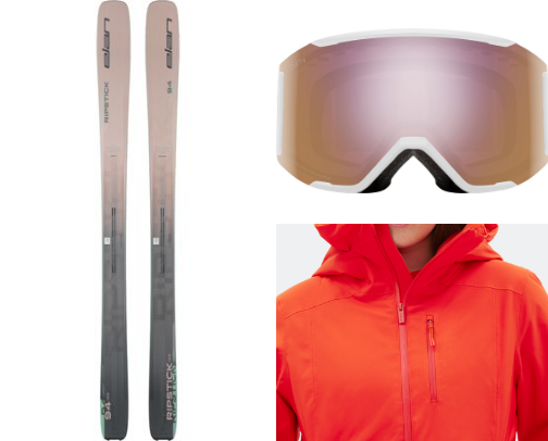 How to be a Ski Bunny 101 cover photo collage