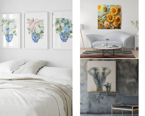 Wall Art That Wows – Stylish Prints & Canvas Decor for Home & Office cover photo collage